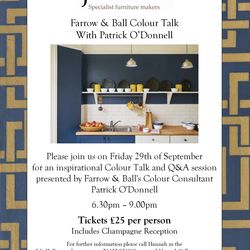 Farrow & Ball Colour Talk With Patrick Oâ€™Donnell gallery image 1
