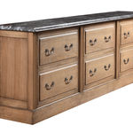 Bespoke 6 Drawer Marble Top Chest