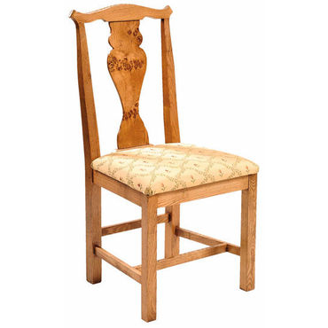 Chippendale Side Chair with Pippy Oak Splat