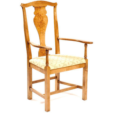 Chippendale Arm Chair with Pippy Oak Splat