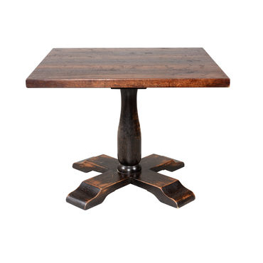 Square Monastery Pedestal Table