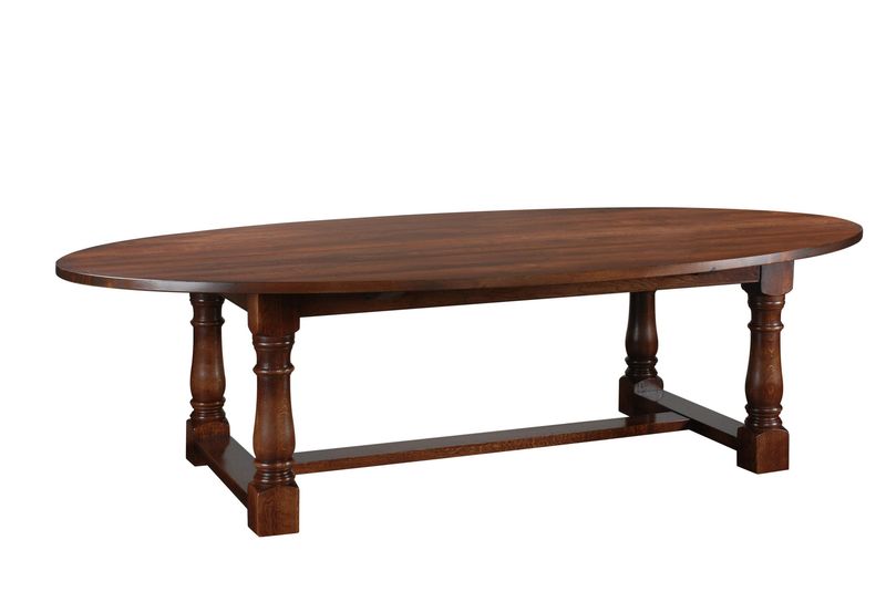 Bespoke Oval Refectory Table