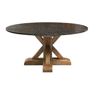 Bespoke Round table with stone top
