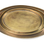 Oval Bronze Platter / Tray