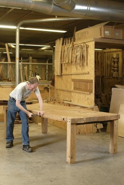 Thick Top Elm Table: Hand made in our Herefordshire workshops