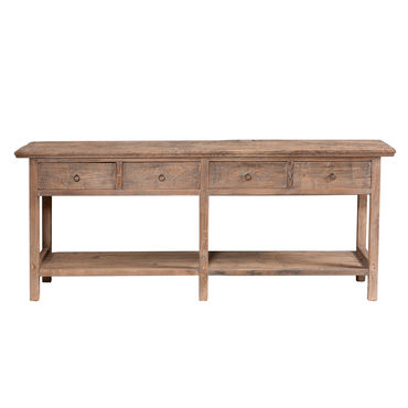 Potboard Vintage console in natural finish
