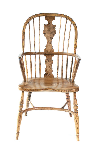 Pippy Oak Splat Windsor Arm Chair