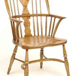 Pippy Oak Splat Windsor Arm Chair