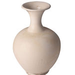 Round Neck White vase