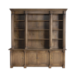 Columned Library Bookcase