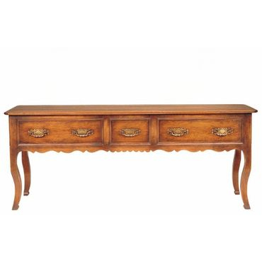 Panelled Server with French cabriole Leg 