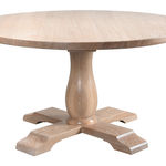 Round Crossover Base Dining Table