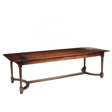 Presbytery Turned Leg Country Dining Table