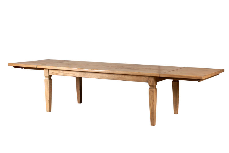 Greenwich Table: Greenwich table shown with optional extension leaves