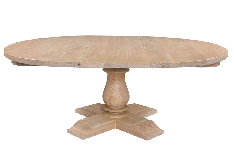 Round Extending Balustrade Table
