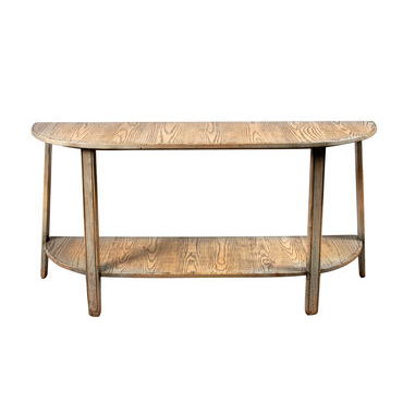 Large Cider Mill Demi Lune Console Table