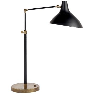 Charlton Table Lamp in black