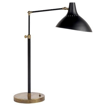 Charlton Table Lamp in black