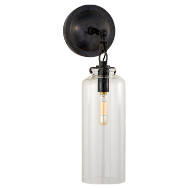 Katie small cylinder sconce