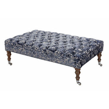 Reynolds footstool - buttoned top
