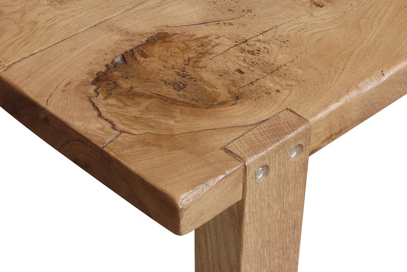 Pippy Oak Coffee Table with Thick Top