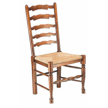 Wavyline Ladderback Side Chair