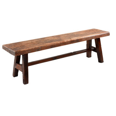 Thick Top Pine Pig bench
