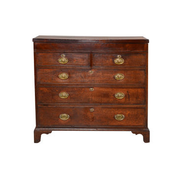 Oak Crossbanded Chest of Drawers