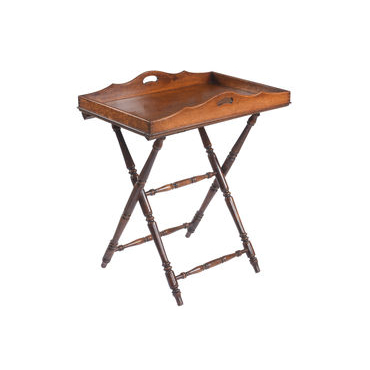 Mahogany Butlers Tray on stand