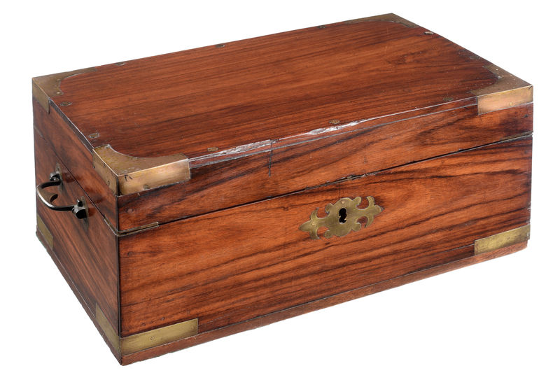 Rosewood Brass bound box