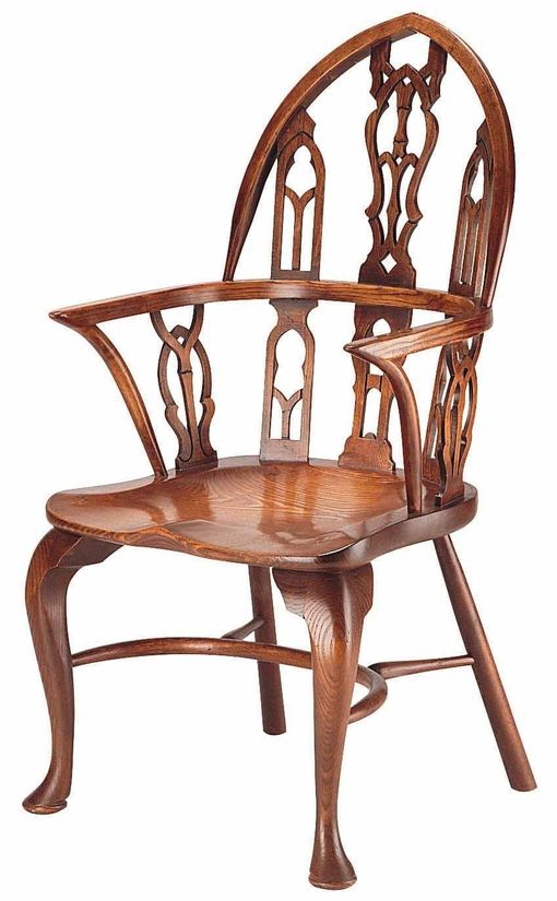 Gothic Splatback Windsor Chair Chairs Windsor Chippendale