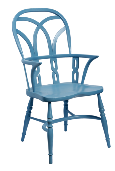 Gothic Interlace Windsor Arm Chair
