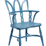 Gothic Interlace Windsor Arm Chair